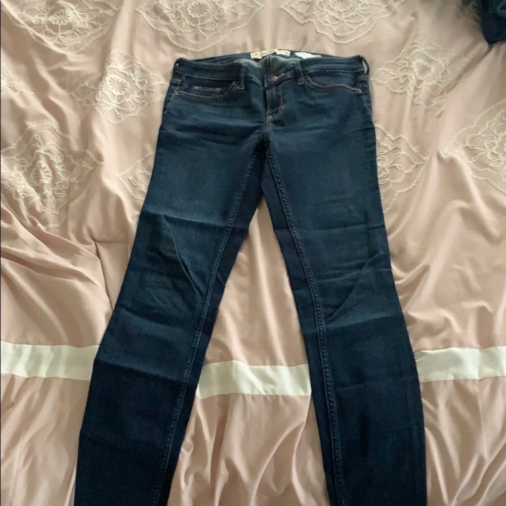 Dark blue hollister jeans